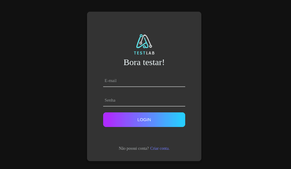 Projeto Testlab
